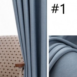 Cortina Moderna De Color Sólido, Hecha A Medida, Opaca, Para Sala De Estar.