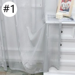 Cortinas Transparentes Elegantes De Voile Para Sala De Estar