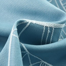 Cortinas Bordadas De Estilo Nórdico Con Diseño De Castillo Para Sala De Estar Y Dormitorio