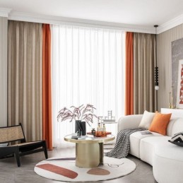 Cortinas Opacas De Jacquard...