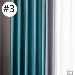 Cortinas Opacas De Jacquard Geométrico Para Sala De Estar