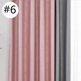 Cortinas Opacas De Jacquard Geométrico Para Sala De Estar