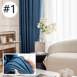 Cortina Jacquard De Pata De Gallo, Hecha A Medida, De Alta Sombra Para Sala De Estar Y Dormitorio.