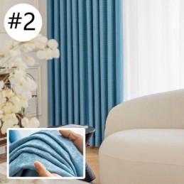 Cortina Jacquard De Pata De Gallo, Hecha A Medida, De Alta Sombra Para Sala De Estar Y Dormitorio.