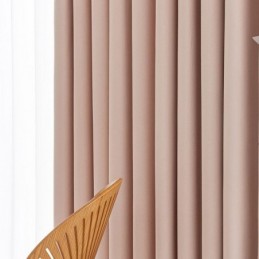 Cortinas Nórdicas Opacas De Color Liso Para Sala De Estar