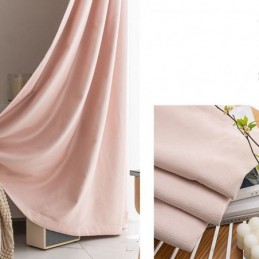 Cortinas Nórdicas Opacas De Color Liso Para Sala De Estar