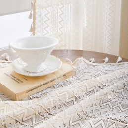 Cortina De Tul Moderna, Hecha A Medida, Delicada Y Translúcida, Para Sala De Estar Y Dormitorio.