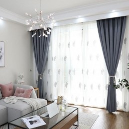 Cortinas Opacas Con Diseño De Chevron Para Sala De Estar Y Dormitorio.