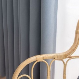 Cortinas Nórdicas Opacas De Color Liso Para Sala De Estar