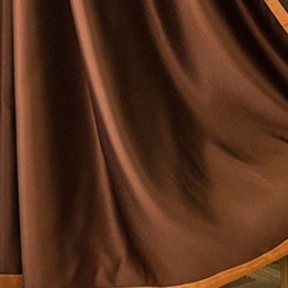 Cortina Opaca Hecha A Medida, Bordada, Con Aislamiento Térmico Para Sala De Estar.