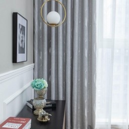 Cortinas Onduladas De Jacquard Para Ventana, Hechas A Medida Para Sala De Estar.