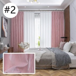 Cortinas Onduladas De Jacquard Para Ventana, Hechas A Medida Para Sala De Estar.