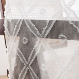 Cortinas Transparentes Delicadas Hechas A Medida, Cortinas De Tul Bordadas Para Sala De Estar