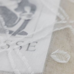 Cortinas Transparentes Delicadas Hechas A Medida, Cortinas De Tul Bordadas Para Sala De Estar