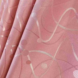 Cortinas Opacas Modernas De Jacquard Con Lunares Para Sala De Estar Y Dormitorio