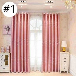 Cortinas Opacas Modernas De Jacquard Con Lunares Para Sala De Estar Y Dormitorio