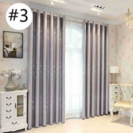 Cortinas Opacas Modernas De Jacquard Con Lunares Para Sala De Estar Y Dormitorio