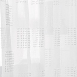 Cortina Nórdica Transparente Hecha A Medida, Cortina De Tul En Relieve Para Sala De Estar Y Dormitorio