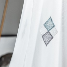 Cortina Bordada De Lujo Hecha A Medida, Cortina Transparente Para Decoración Del Hogar, Sala De Estar Y Dormitorio