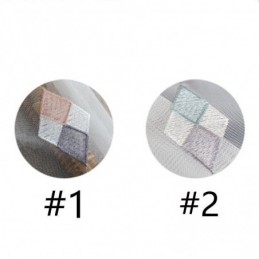 Cortina Bordada De Lujo Hecha A Medida, Cortina Transparente Para Decoración Del Hogar, Sala De Estar Y Dormitorio