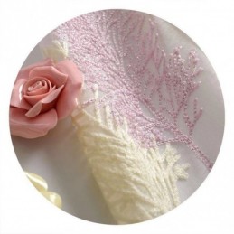 Cortina Nórdica Transparente Hecha A Medida Con Árboles De Tul Para Sala De Estar Y Dormitorio