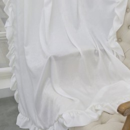 Cortinas Transparentes De Terciopelo, Paneles De Voile Para Ventana De Color Liso, Para Sala De Estar Y Dormitorio