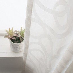 Cortinas De Tul Blanco Modernas De Gasa Transparente, Hechas A Medida Para Sala De Estar Y Dormitorio.