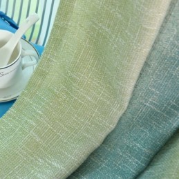 Cortina Semiopaca Sencilla Hecha A Medida Con Estampado De Rayas De Colores Para Sala De Estar