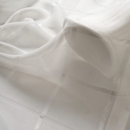 Cortina Transparente De Jacquard Geométrico, Hecha A Medida, De Lujo, Para Sala De Estar Y Dormitorio.