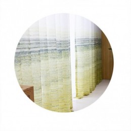 Cortina Transparente De Estilo Nórdico, Hecha A Medida, Estampada, De Gasa, Para Sala De Estar Y Dormitorio.