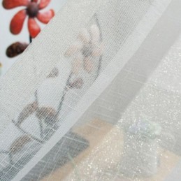 Elegante Cortina Transparente Hecha A Medida, Cortina De Tul De Color Liso Para Sala De Estar Y Dormitorio