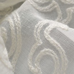 Cortina Transparente Bordada Hecha A Medida, Cortina Blanca, Decoración Para Ventana, Sala De Estar Y Dormitorio