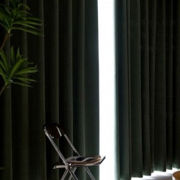 Cortinas Nórdicas Opacas De Color Liso Para Sala De Estar