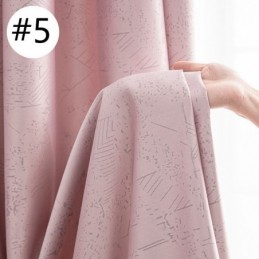 Cortinas Opacas De Jacquard Geométrico Para Sala De Estar