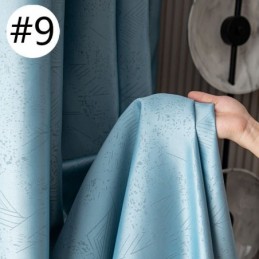 Cortinas Opacas De Jacquard Geométrico Para Sala De Estar