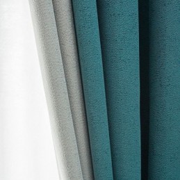 Cortinas Opacas Modernas Con Empalme Nórdico Para Ventana De Dormitorio