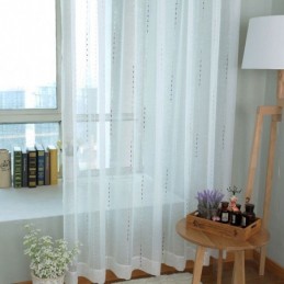 Cortinas Nórdicas De Tul Transparente Modernas, Hechas A Medida Para Sala De Estar Y Dormitorio.