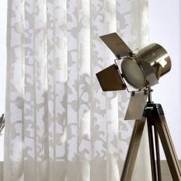 Cortina Transparente De Tul Blanco Puro Hecha A Medida Para Sala De Estar Y Dormitorio