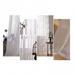 Cortinas Transparentes Bordadas Europeas De Voile Para Sala De Estar