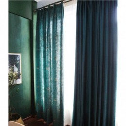 Cortina Decorativa De Lino Y Algodón, Hecha A Medida, Estilo Pastoral, Con Diseño De Abeja, Semiopaca, Para Dormitorio Infantil.