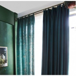 Cortina Decorativa De Lino Y Algodón, Hecha A Medida, Estilo Pastoral, Con Diseño De Abeja, Semiopaca, Para Dormitorio Infantil.