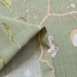 Cortina Opaca De Algodón Y Lino, Hecha A Medida, Con Impresión Americana, Transpirable, Para Ventana De Dormitorio