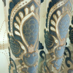 Cortina De Estilo Europeo Hecha A Medida, Sencilla, Bordada, Para Sala De Estar Y Dormitorio.