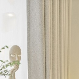 Cortinas Elegantes De Color Liso Para Dormitorio Y Sala De Estar.