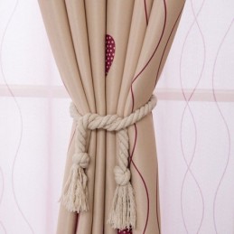 Cortinas Opacas Con Estampado De Corazones Para Sala De Estar Y Dormitorio