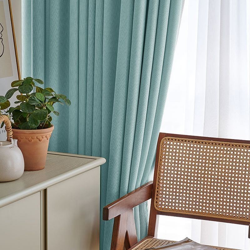 Cortinas Opacas De Alta Precisión Para Sala De Estar, Dormitorio, Hotel, Color Sólido