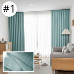 Cortinas Opacas De Alta Precisión Para Sala De Estar, Dormitorio, Hotel, Color Sólido