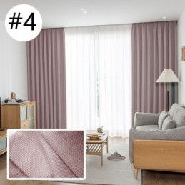 Cortinas Opacas De Alta Precisión Para Sala De Estar, Dormitorio, Hotel, Color Sólido