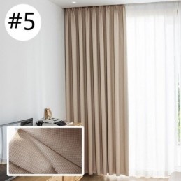 Cortinas Opacas De Alta Precisión Para Sala De Estar, Dormitorio, Hotel, Color Sólido