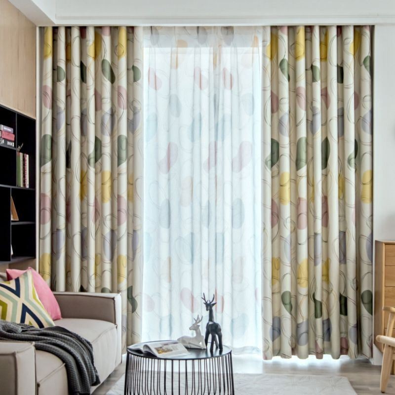 Cortina Hecha A Medida Cortina Minimalista Para Ventana De Sala De Estar